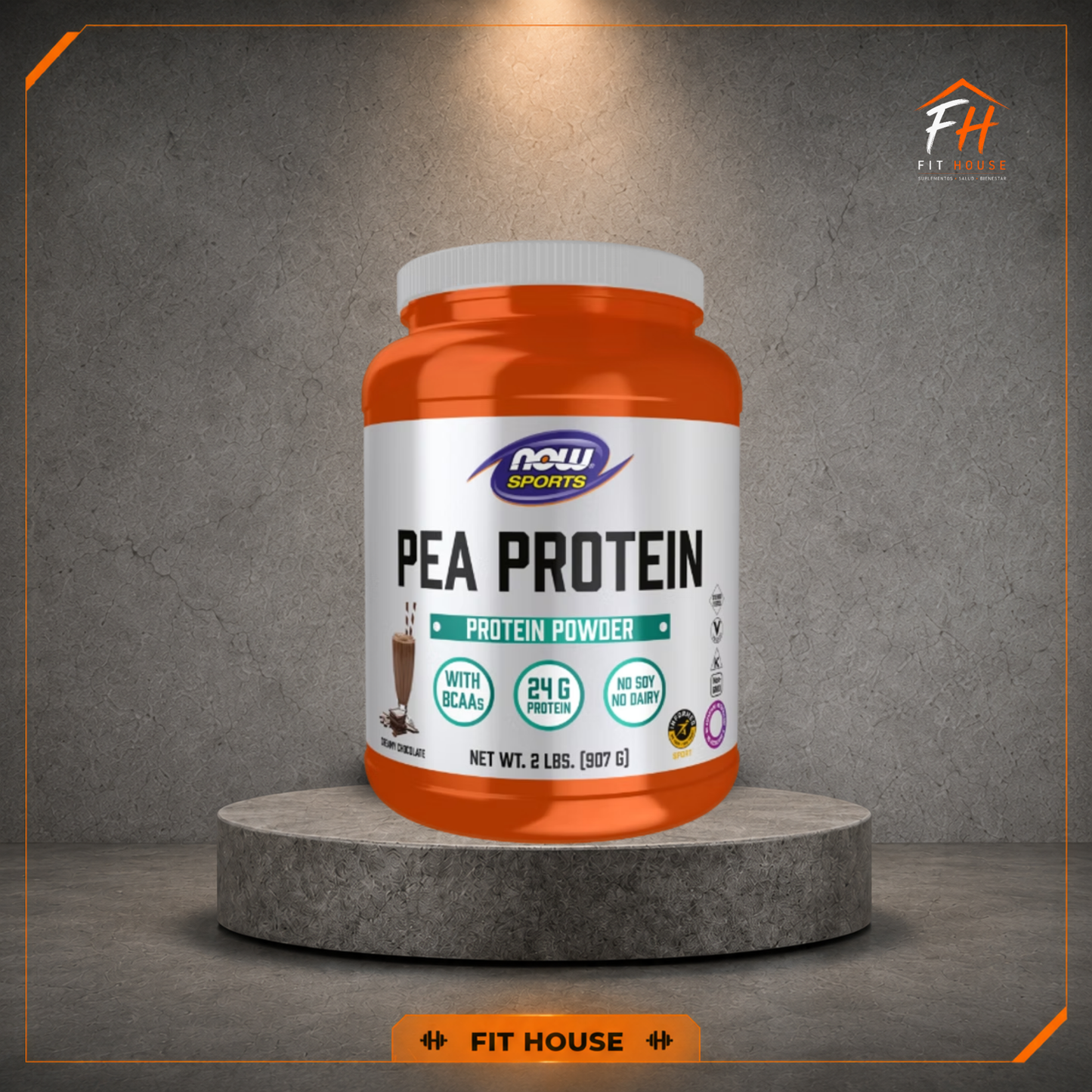 Proteína de guisante 2 lb, Now Sports