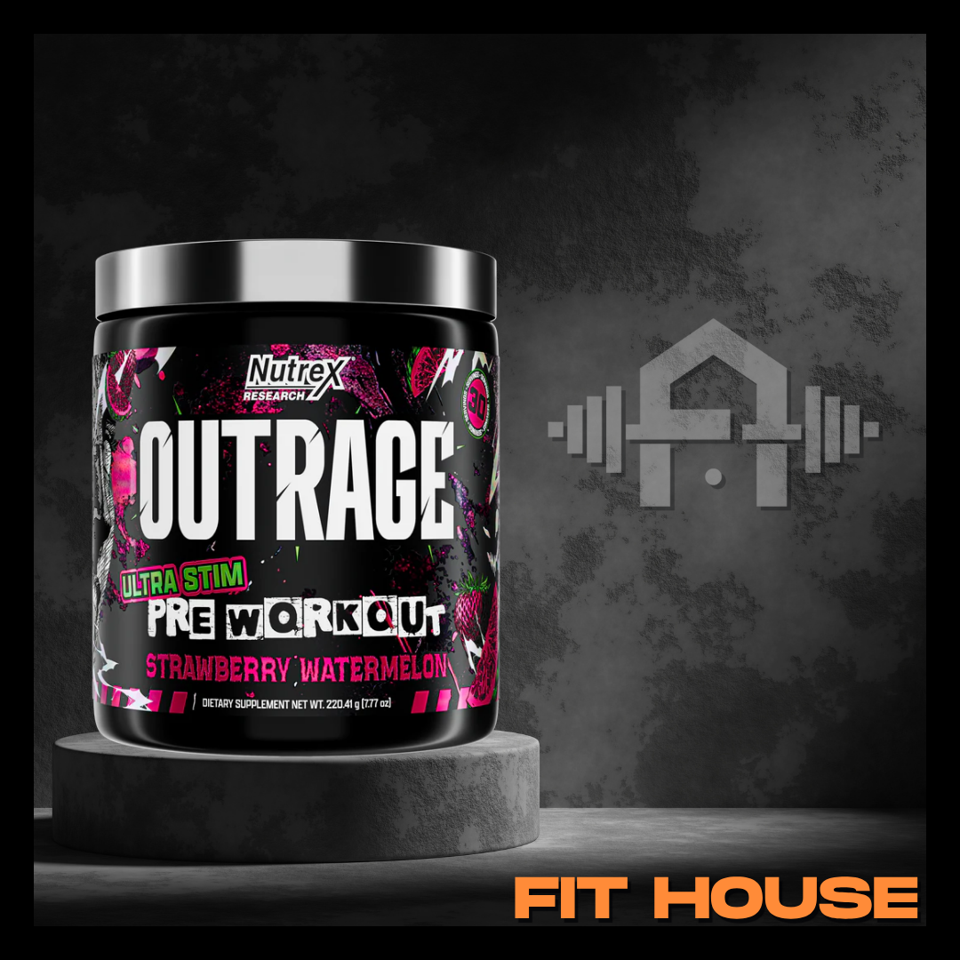 Pre entreno Outrage 30 servidas, Nutrex