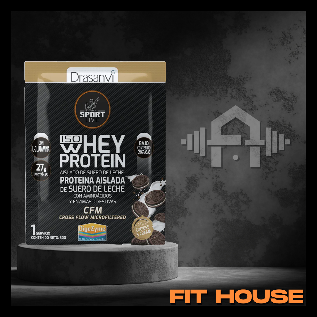 Proteína ISO Whey 1 Servida, Drasanvi