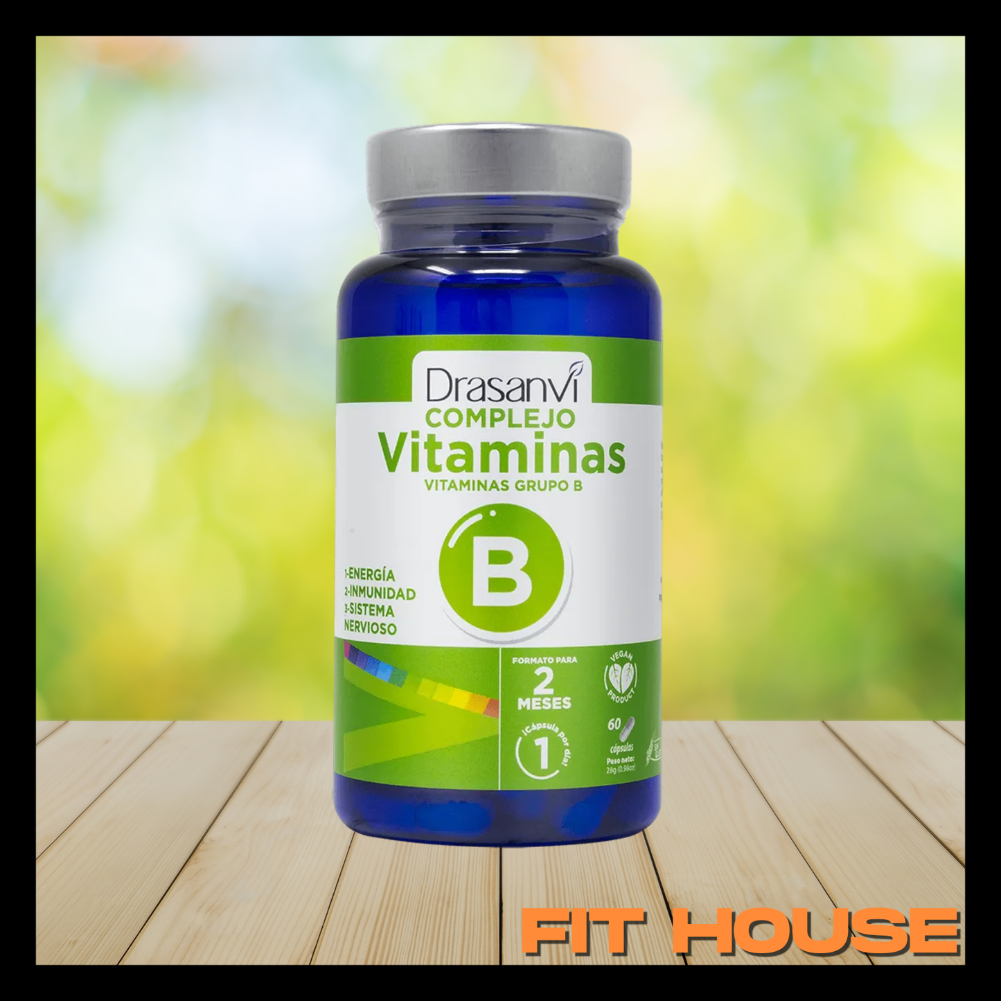 Complejo Vitaminas B 60 cápsulas, Drasanvi