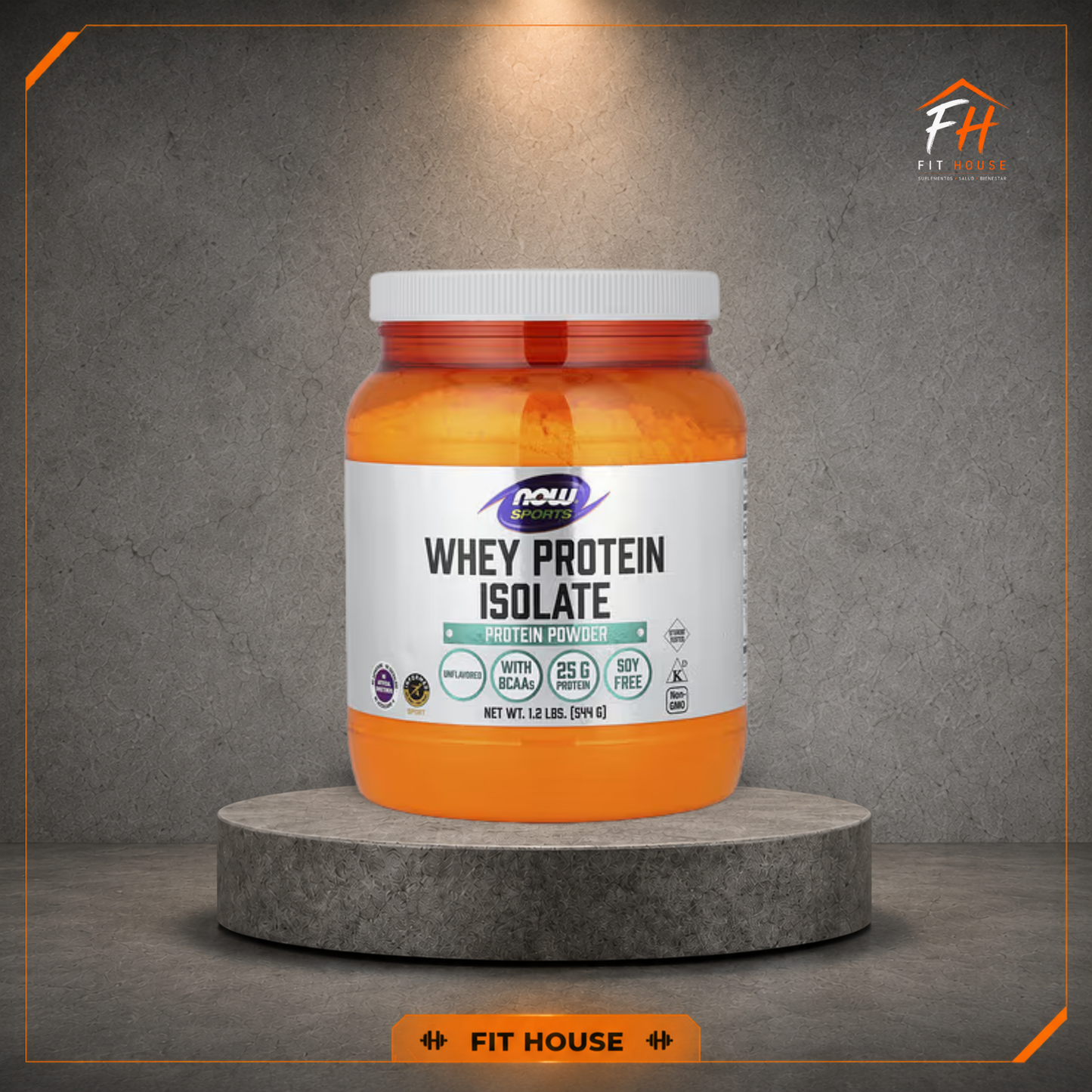 Whey Protein Isolate 1.2 lb, Now Sports