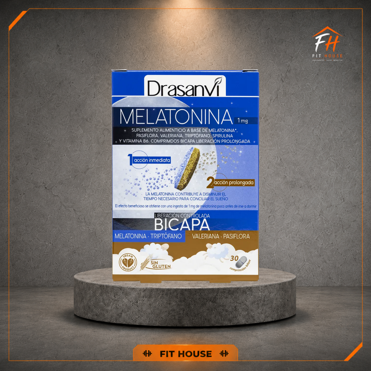 Melatonina Bicapa – Drasanvi | 30 comprimidos