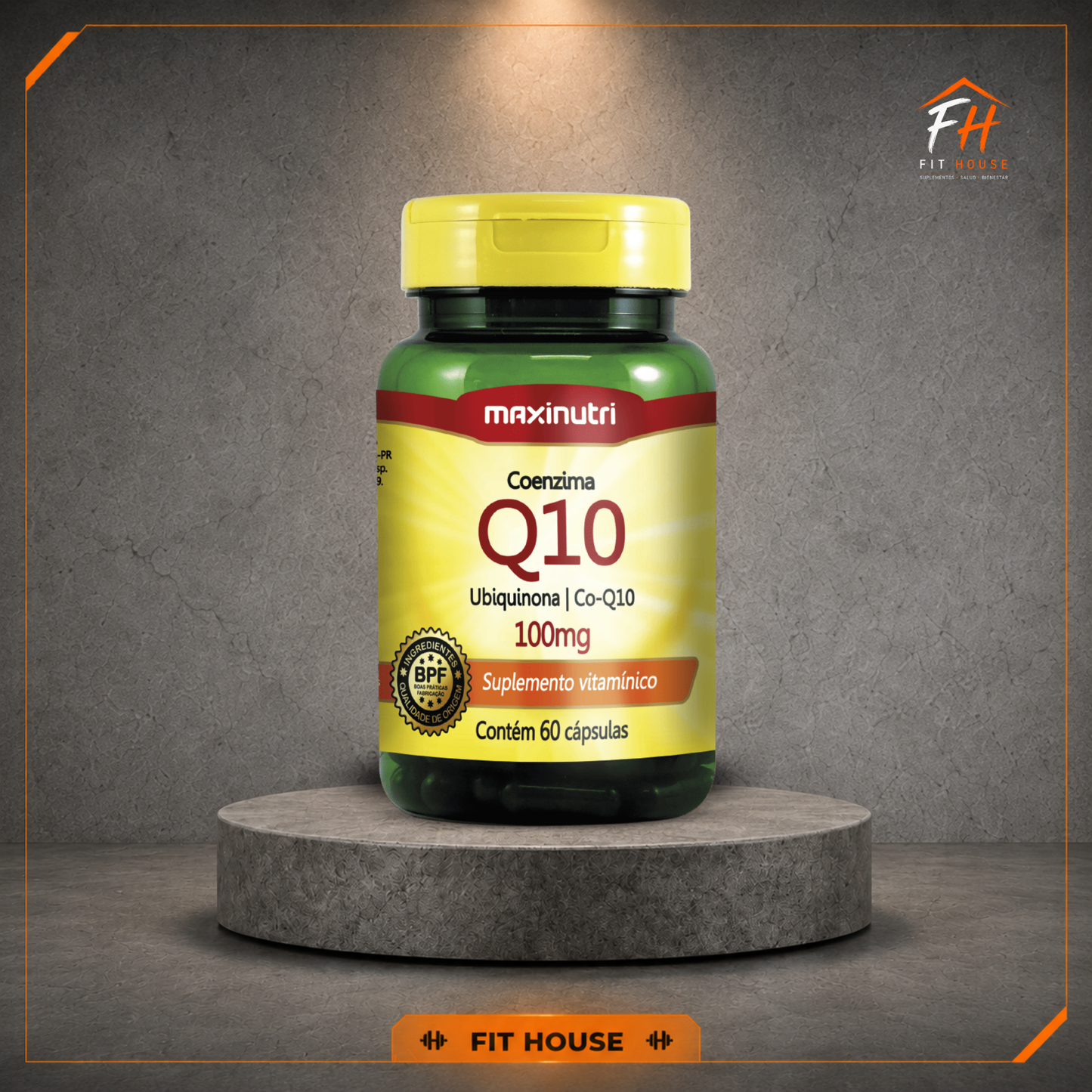 Coenzima Q10, 60 cápsulas, Maxinutri