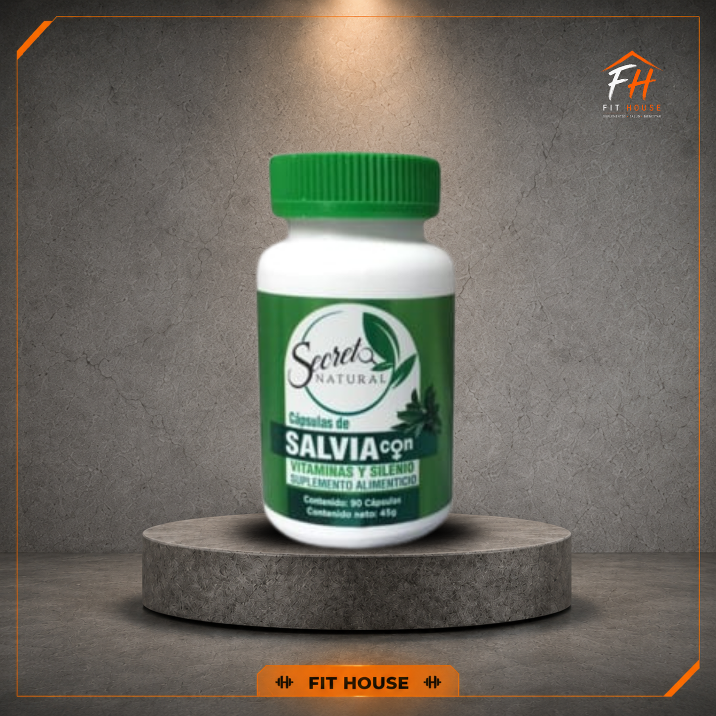 Cápsulas de Salvia con Vitaminas y Selenio. 90 cápsulas, Secreto Natural