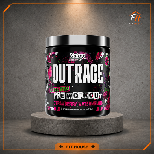 Pre entreno Outrage 30 servidas, Nutrex