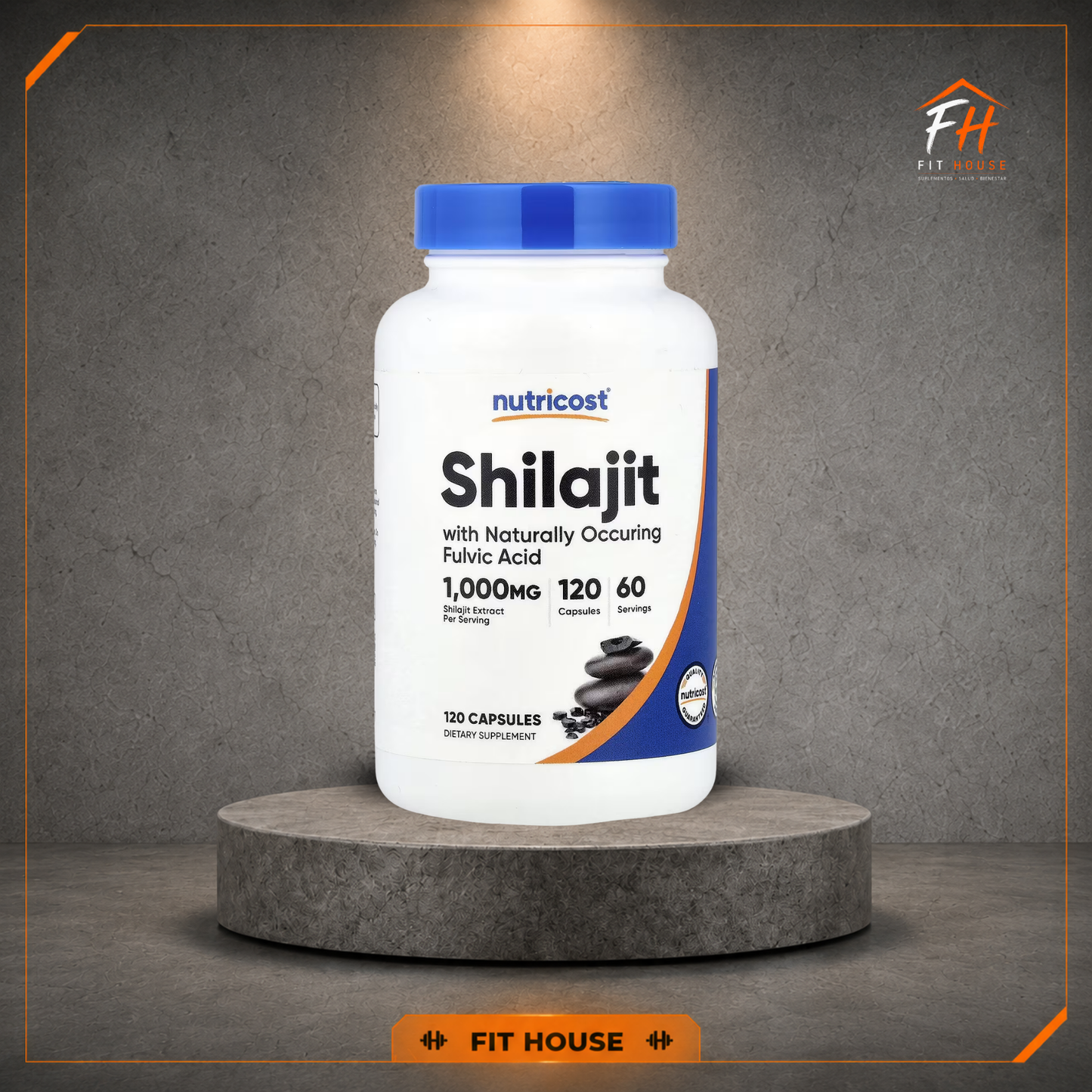 Shilajit 120 cápsulas, Nutricost