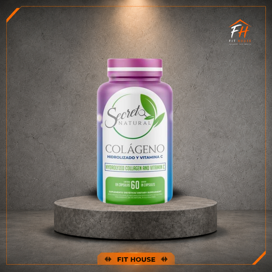Colágeno Hidrolizado + Vitamina C – Secreto Natural | 60 cápsulas