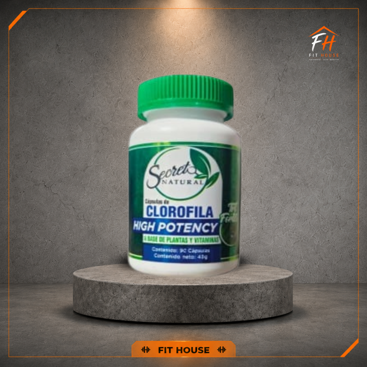 Clorofila High Potency – Secreto Natural | 90 cápsulas