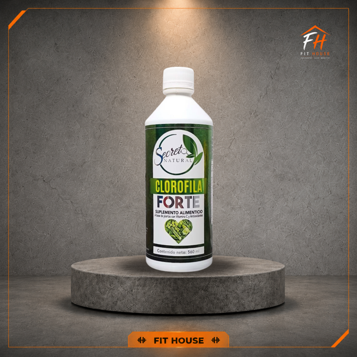 Clorofila Forte Líquida – Secreto Natural | 560 ml