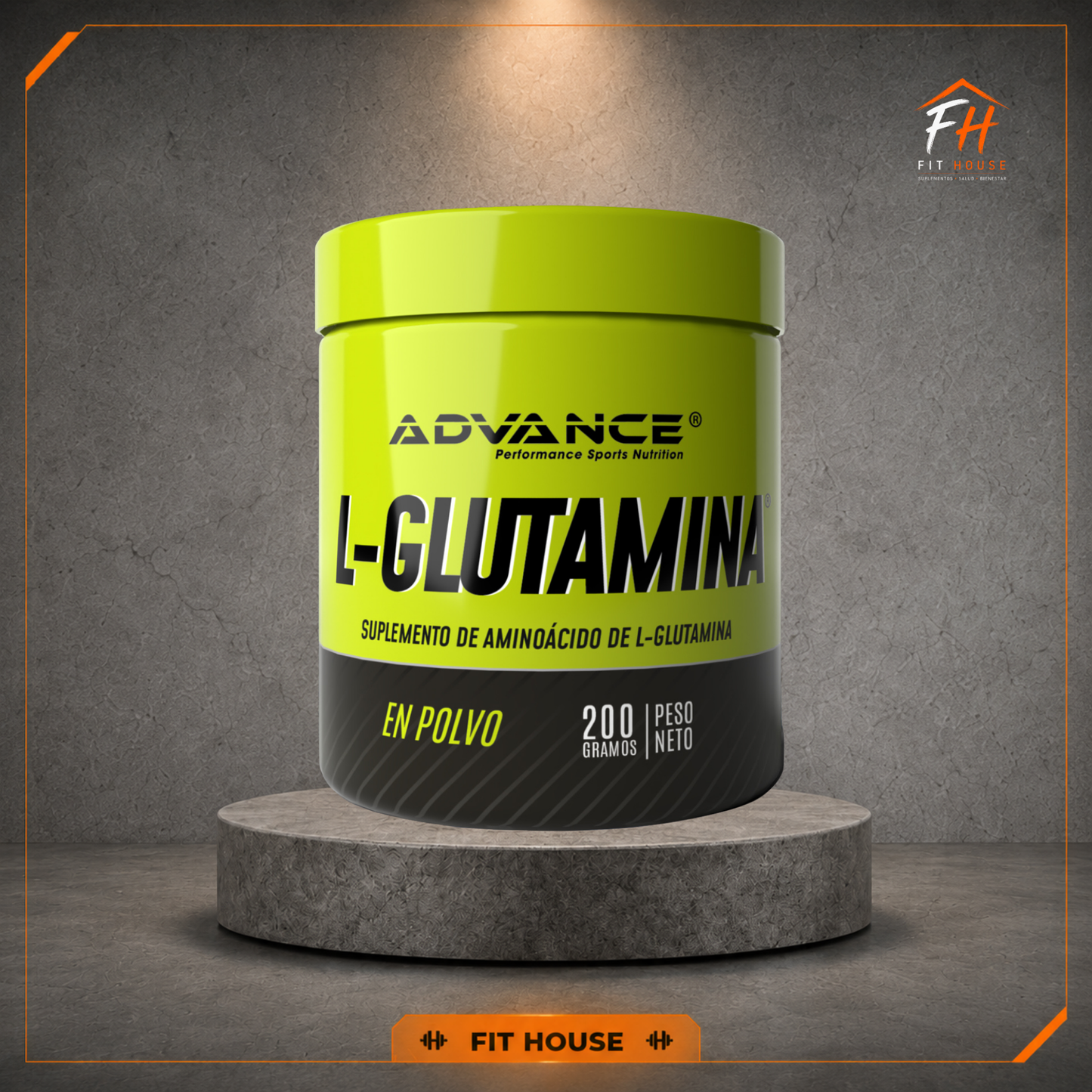 L-Glutamina en polvo 40 servidas, Advance