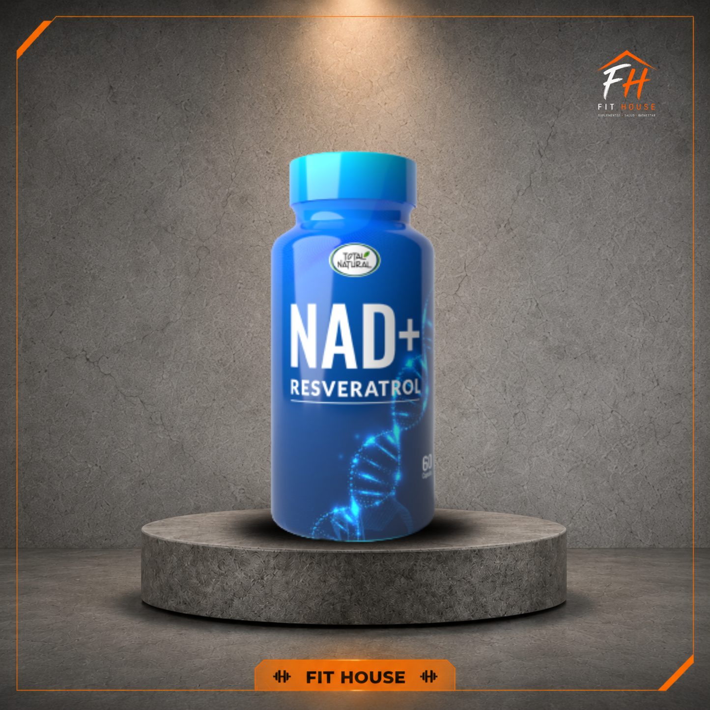 NAD + Resveratrol 60 cápsulas, Total Natural