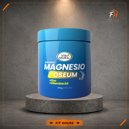 Magnesio Oseum en polvo 60 servidas, Total Natural