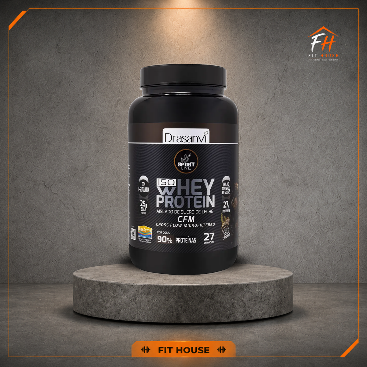 Proteína ISO Whey 800g, Drasanvi