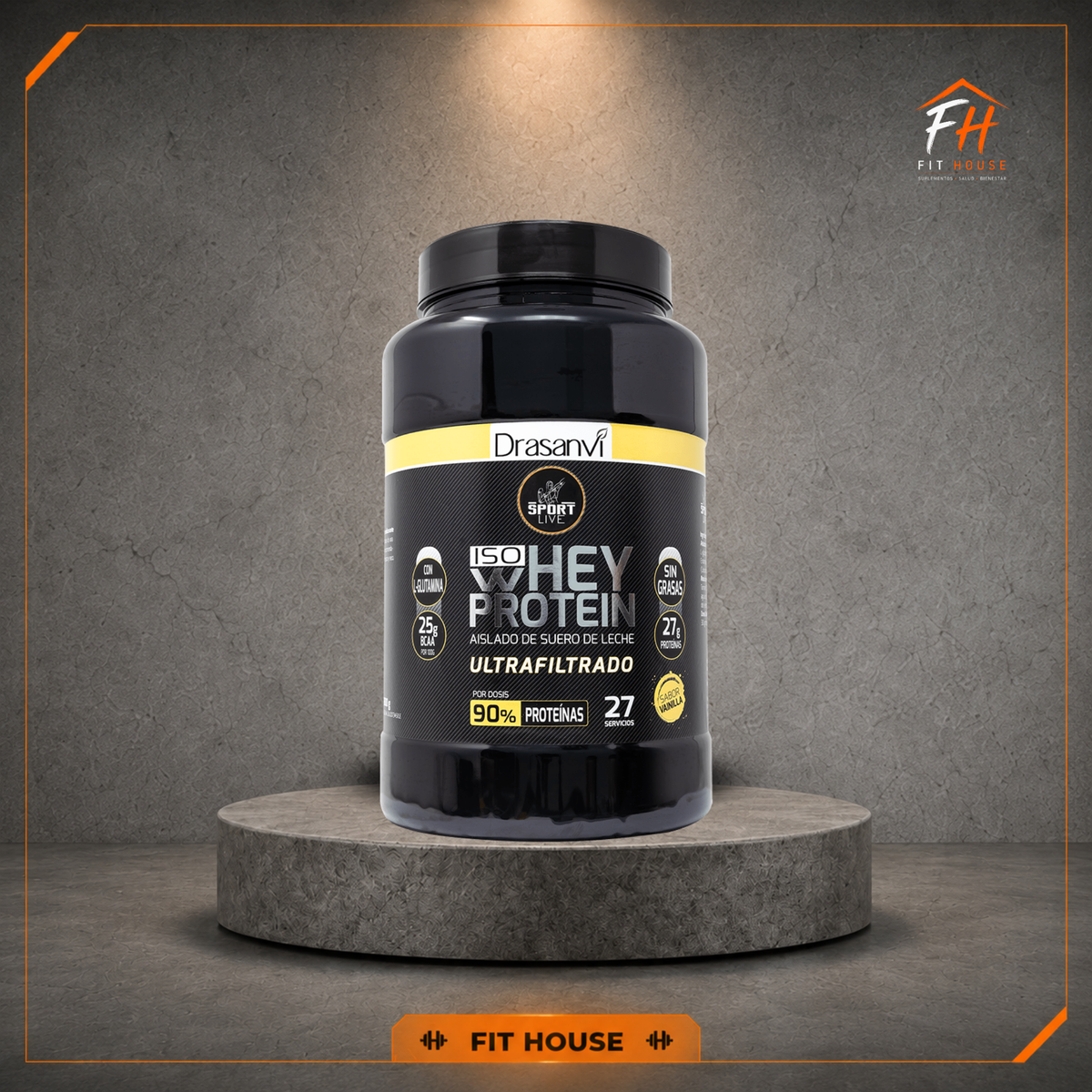 Proteína ISO Whey 800g, Drasanvi