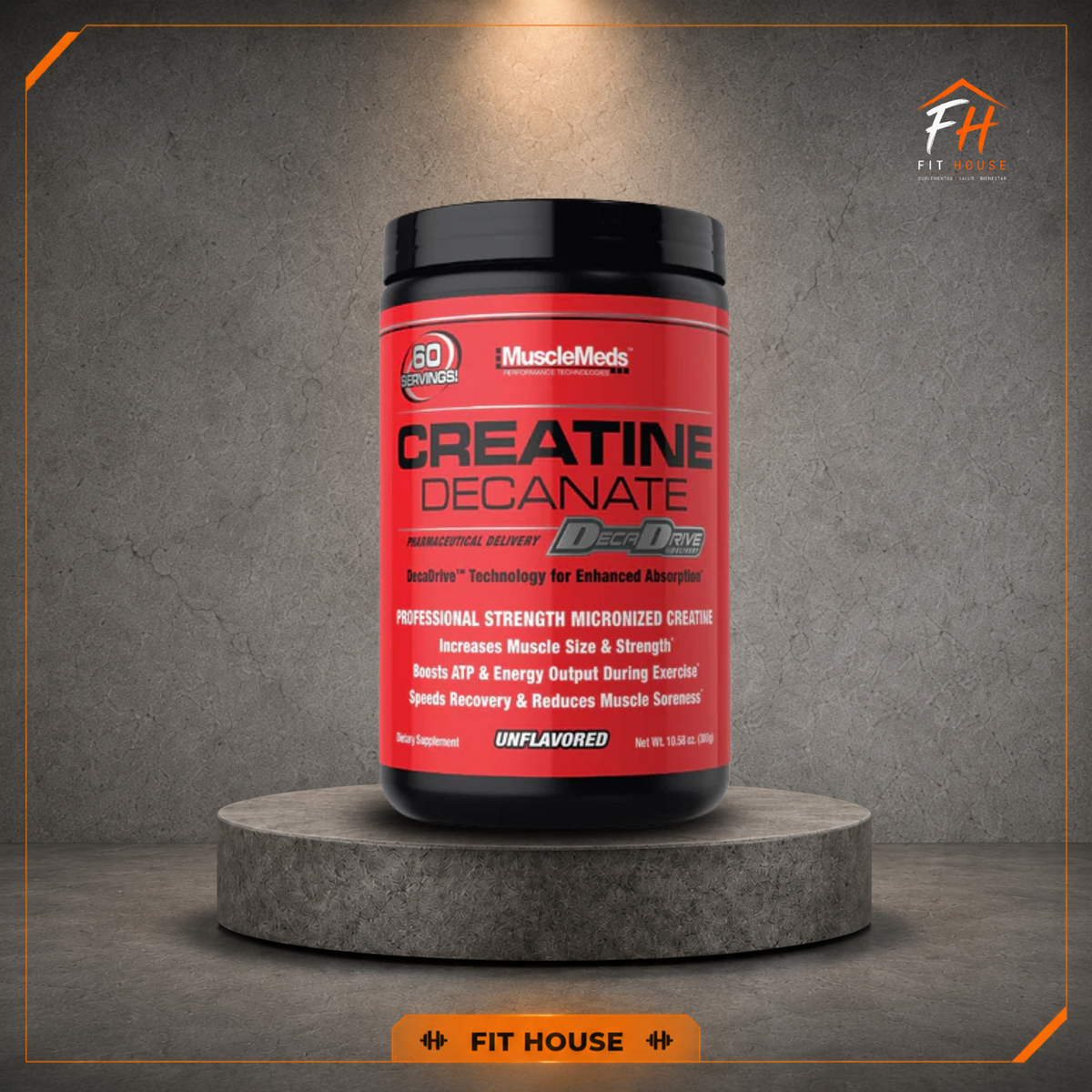 Creatina Decanato 60 servidas MuscleMeds